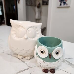 OWL LOVERS 2 OWLS HALLMARK & GANZ